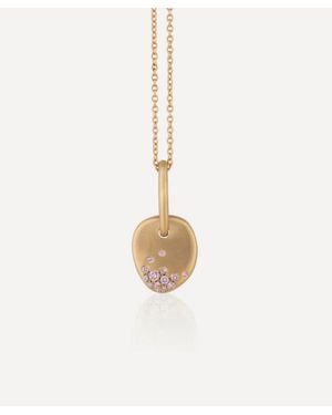 Nada Ghazal 18Ct My Muse Urban Color Mini Pendant Necklace - White