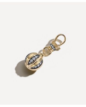 Lucy Delius 14Ct Diamond Ball Breaker Pendant - White
