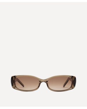 DMY STUDIOS Billy Rectangle Sunglasses - Natural