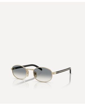 Prada Oval Sunglasses - Metallic