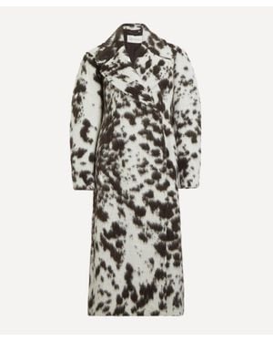 Dries Van Noten Cowhide Coat - White