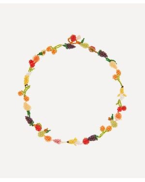 Pura Utz Fruit Salad Galore Bead Necklace - Metallic