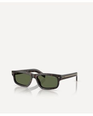 Prada Rectangle Sunglasses - Green