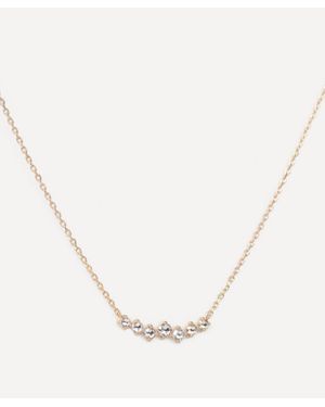 Celine Daoust 14Ct Long Twisted Rose Cut Diamonds Necklace - Natural