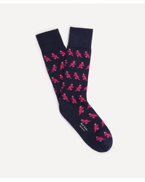 Paul Smith Dino Motif Socks - Blue
