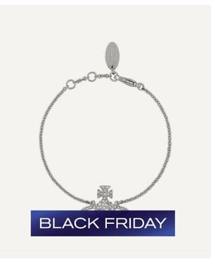 Vivienne Westwood Tone Grace Bas Relief Bracelet - Blue