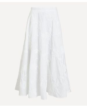 ROTATE BIRGER CHRISTENSEN Maxi Skirt - White