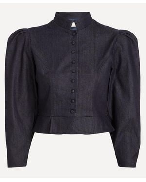D'Estree Amoako Dark Denim Jacket - Blue