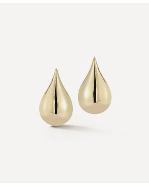 Mateo 14Ct Water Droplet Stud Earrings - Natural
