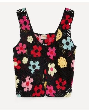 TACH Ashete Crochet Top - Red