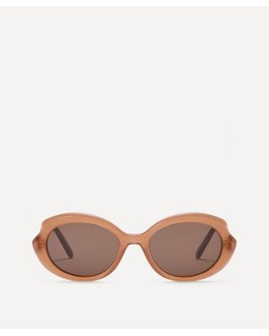 Loewe Mini Oval Slim Sunglasses - Pink