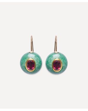 Lizzie Fortunato Plated Pablo Drop Earrings - White
