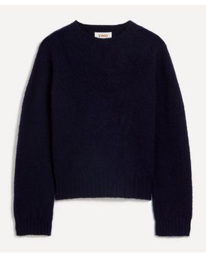 YMC Jets Crew Neck Sweater - Blue