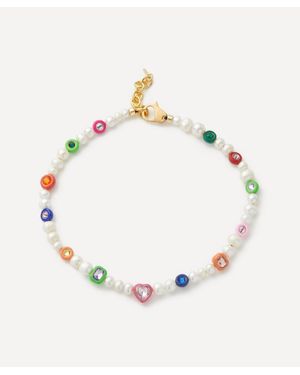 Joolz by Martha Calvo 14Ct-Plated Dua Pearl Necklace - Natural