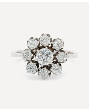 Kojis 14Ct Diamond Cluster Ring - White