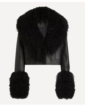 Stand Studio Mim Leather Jacket - Black