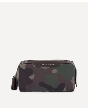 Anya Hindmarch Camouflage Girlie Stuff Pouch Bag - Grey