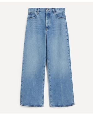 FRAME The Loose Relaxed Wide Jeans - Blue