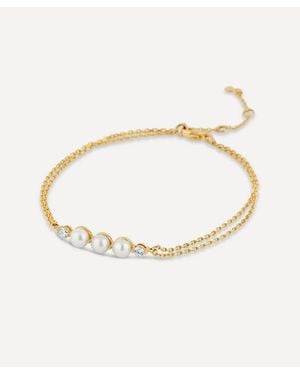 Dinny Hall 9Ct Shuga Pearl And Lab-Grown Diamond Bracelet - White