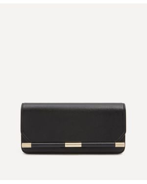 Victoria Beckham 202 Leather Clutch Bag - Black