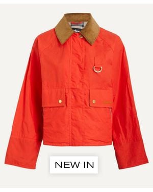 Barbour Mackworth Vermillion Casual Jacket - Red
