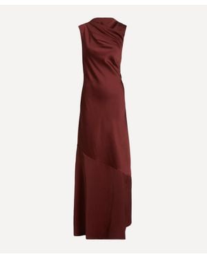 Significant Other Lana Satin Maxi Dress - Purple