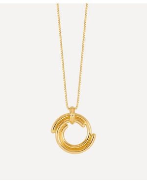 Rachel Jackson 18Ct-Plated Evolve Pendant Necklace - Metallic