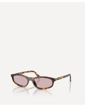 Miu Miu Rectangle Sunglasses - Natural