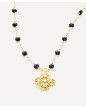 Gigi Clozeau 18Ct Lucky Classic Gigi Bead Necklace - Metallic