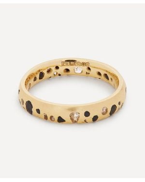 Polly Wales 18Ct And Sapphire Confetti Ring - Metallic