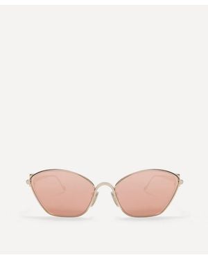 Loewe Metal Anagram Hexagonal Sunglasses - Pink