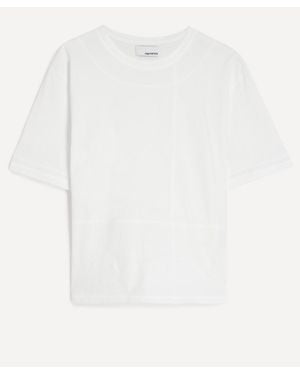 SAGE NATION Cross Stitch T-Shirt - White