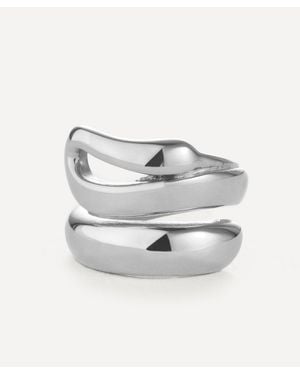 Jenny Bird Platinum-Plated Sees Ring - White