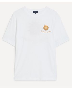 Frescobol Carioca Dinis Printed T-Shirt - White