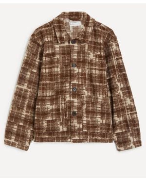 Universal Works Fleece Chore Jacket - Brown