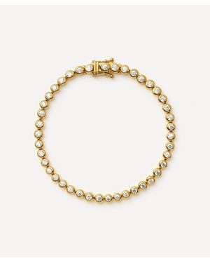 Missoma 18Ct-Plated Vermeil Round Tennis Bracelet - Metallic