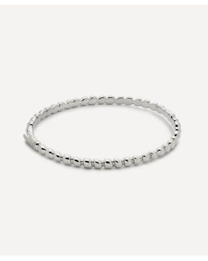 Monica Vinader Sterling Nura Teardrop Bangle Bracelet - Natural