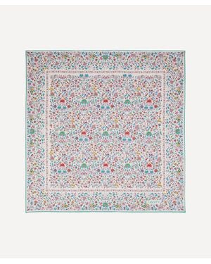 Liberty Imran 90X90 Silk Scarf - Gray