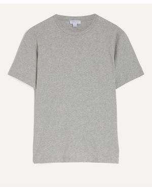 Sunspel Riviera Midweight T-Shirt - Grey