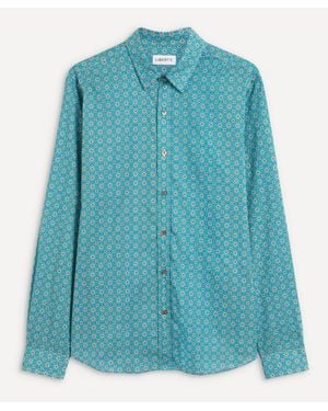 Liberty Classic Fit Tana Lawn Shirt - Blue
