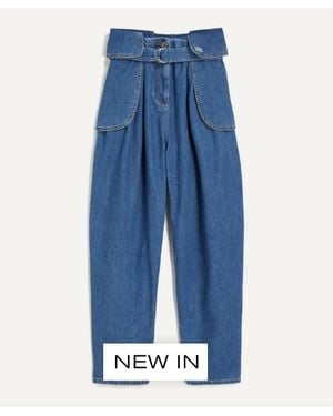 Loewe Denim Cargo Jeans - Blue