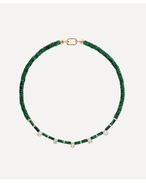 Joolz by Martha Calvo 14Ct-Plated Selene Bead Necklace - Metallic