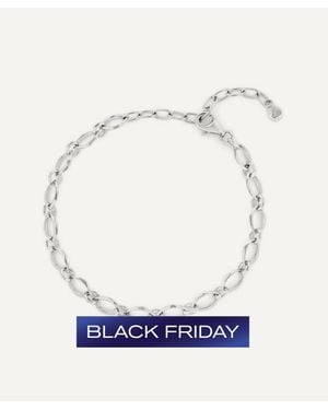 Dinny Hall Sterling Thalassa Chain Link Bracelet - Blue
