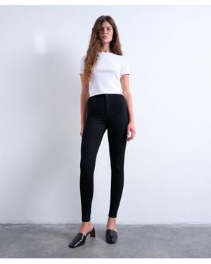 TOPSHOP Joni High-Rise Super-Skinny Jeans - White