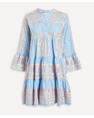 Kori Triangle Short Dress - Blue