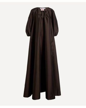 BERNADETTE George Taffeta Maxi Dress - Black