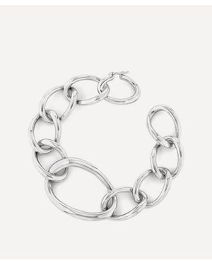 Dinny Hall Sterling Wave Chain Bracelet - White