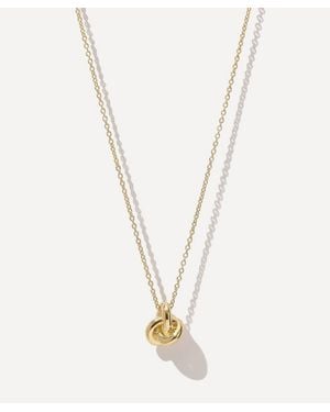 Otiumberg 14Ct-Plated Vermeil Long Knot Pendant Necklace - Metallic