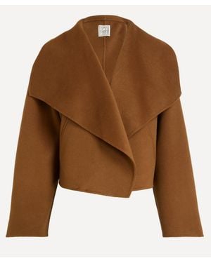 TOTEME Signature Double Jacket - Brown