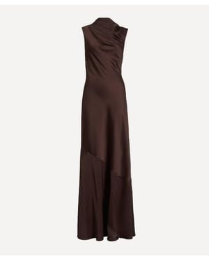 Significant Other Lana Satin Maxi Dress - Purple